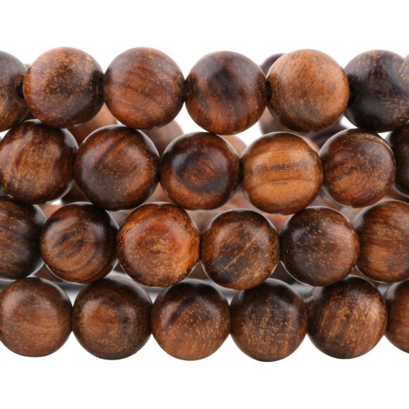 Tibetan Buddhist Mala Bracelet 108 Natural Wood Prayer Beads for Women Men - Picture 3 of 5